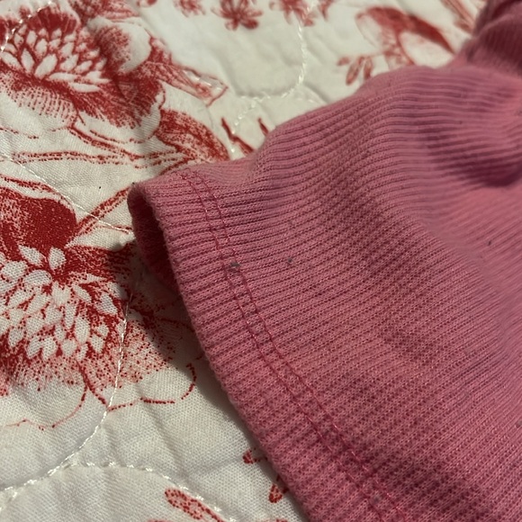 Pink Ribbed Women's Top - Picture 4 of 4